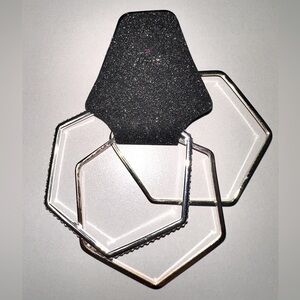 Glitz brand hexagon bangle set